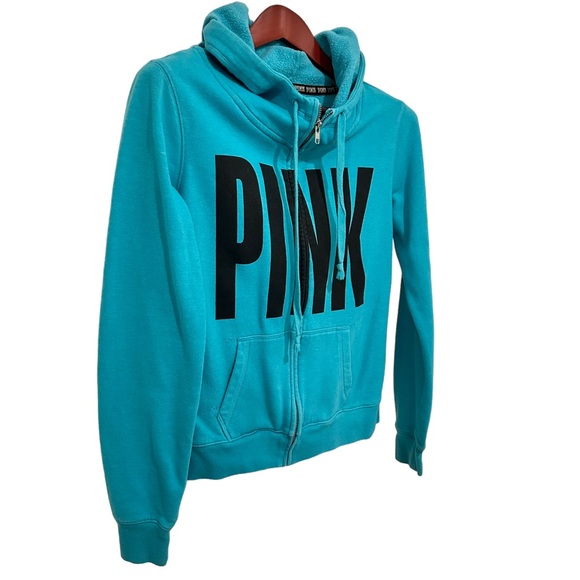 PINK Sweatshirt w/Hoodie Small - Picture 9 of 10